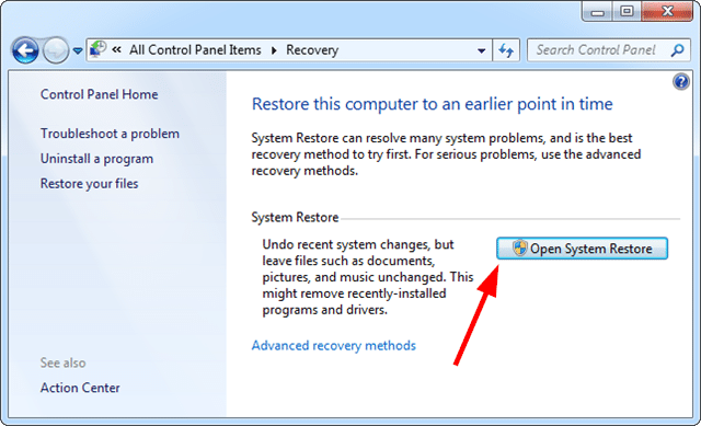 How to Fix Error 3002 System Restore