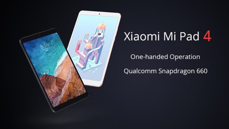 Xiaomi Mi Pad 4: Operating System