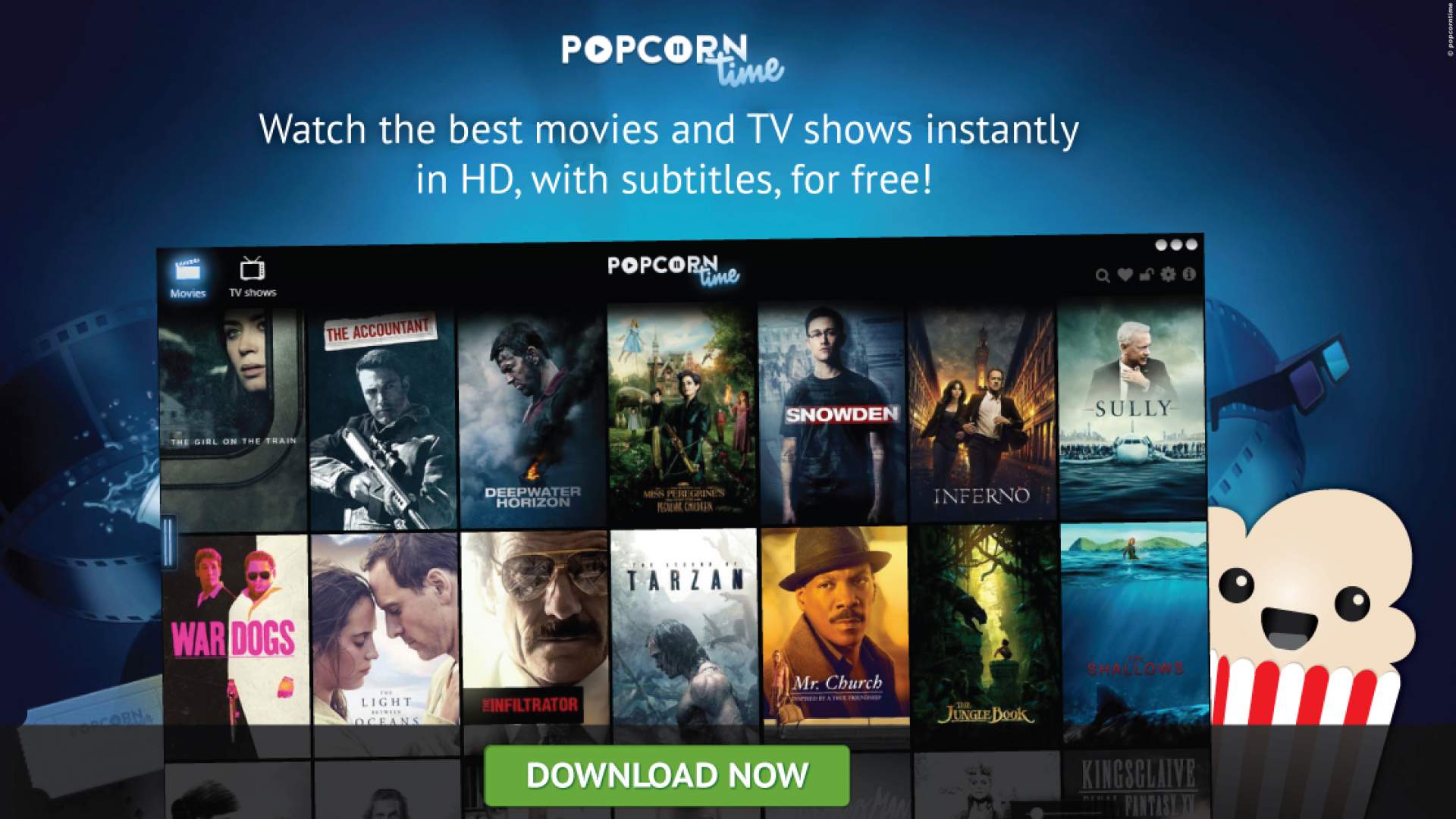 Popcorn Time Best Movie App for iPhone
