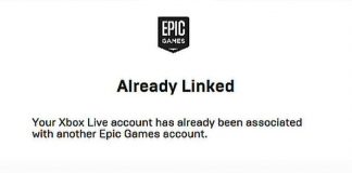 Your Xbox Live Account Has Already Been Associated with Another Epic Games Account