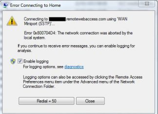 The Network Connection Was Aborted By the Local System