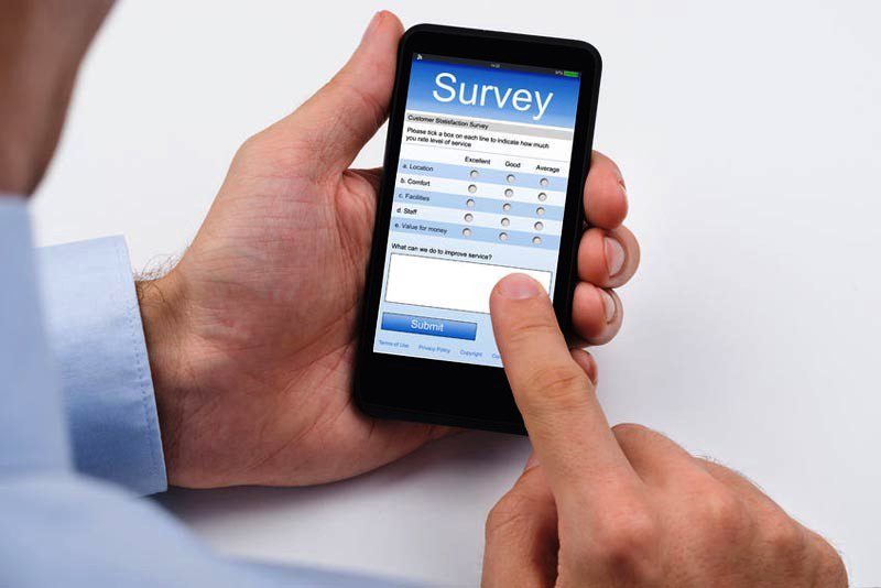 online survey filling