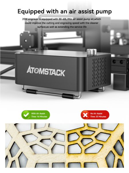 Atomstack A20 PRO & ATOMSTACK M4 Fiber Laser Engraver