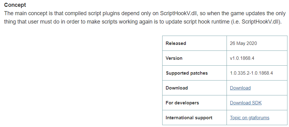 script hook v critical error