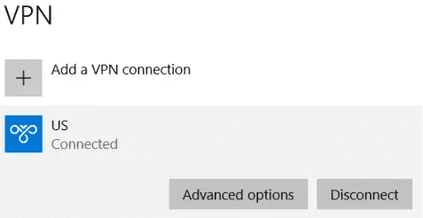 VPN An Internal Error has Occurred