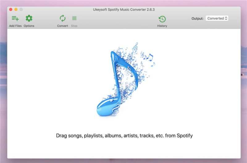Download, install and launch UkeySoft Spotify Music Converter on Windows and Mac computer