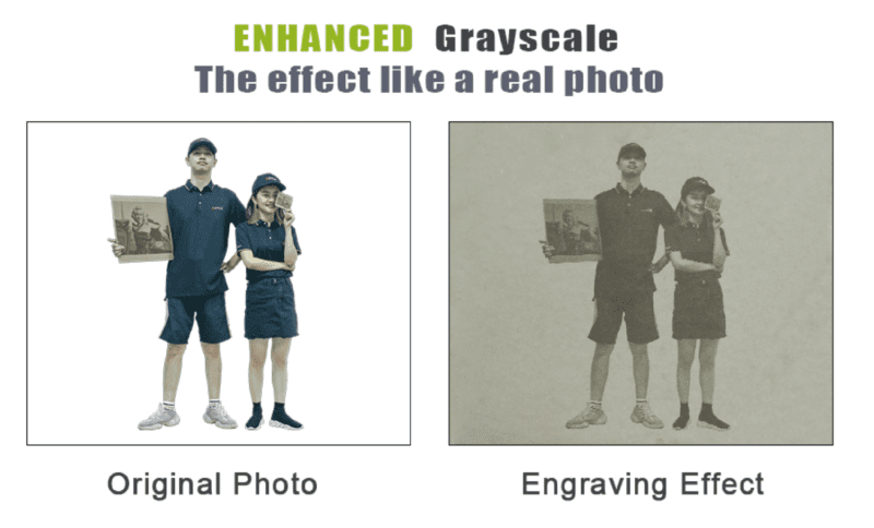 Enhanced Grayscale like a real photo