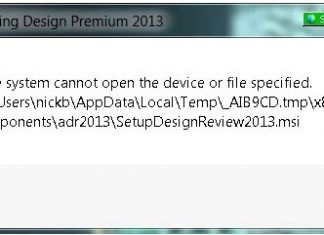 The System Cannot Find The Device Specified Error