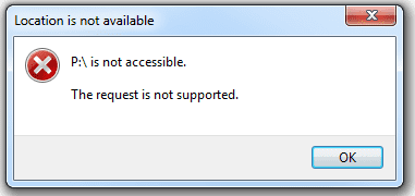 The request is not supported