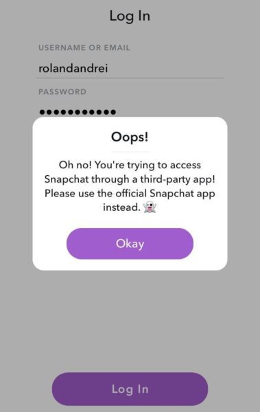 Uninstall any Third-Party Apps, Plugins, and Tweaks for Snapchat