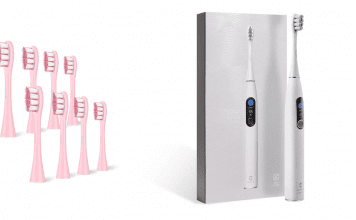 Oclean Brush Head Refills P3 8-Pack & Oclean X Pro Elite Smart Electric Toothbrush