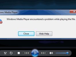Windows Media Player Encountered A Problem While Playing The File