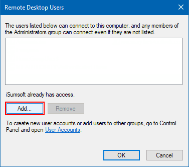 add-remote-desktop-users The Requested Session Access Is Denied