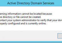 The Directory or File Cannot be Created