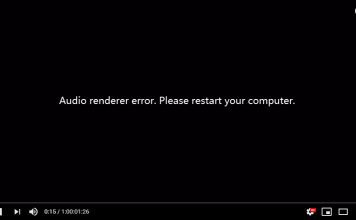 audio renderer error