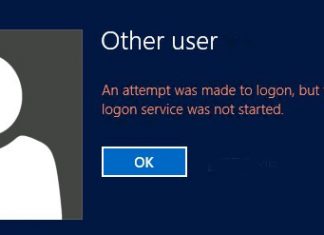 An Attempt Was Made To Logon But The Network Logon Service Was Not Started Error