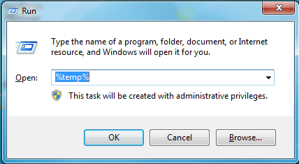 temp files The System Cannot Find The Path Specified