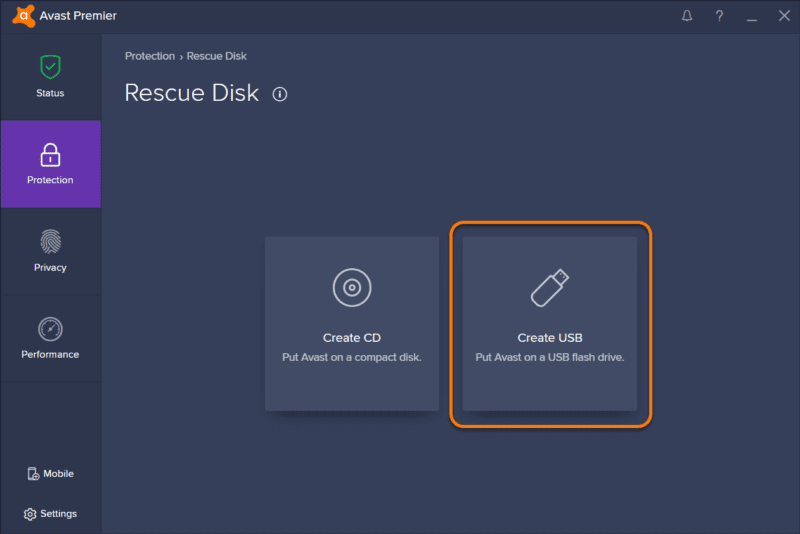 Create a Rescue Disk