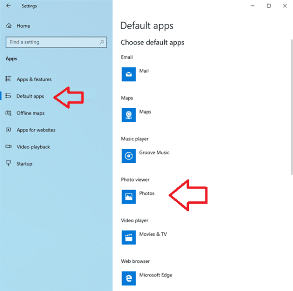 default apps Windows 10 Explorer.exe Element Not Found