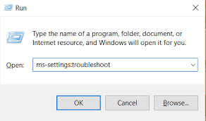 ms-settings:troubleshoot