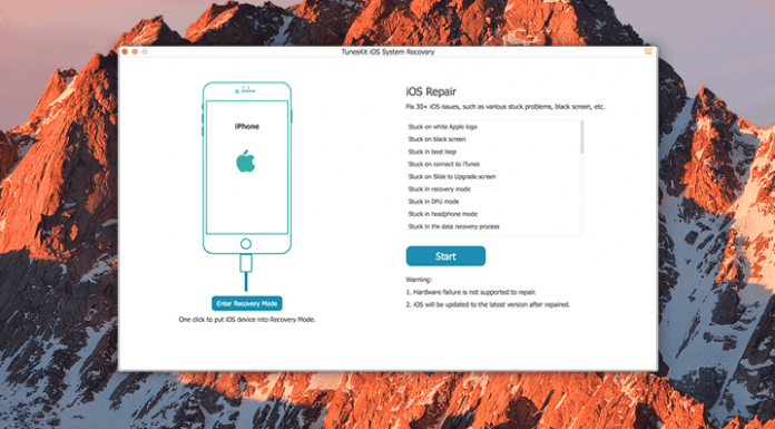 TunesKit iOS System Recovery Mac Review