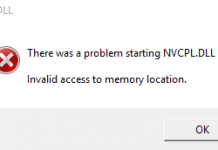 Invalid Access To Memory Location