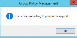 The Server Is Unwilling To Process The Request