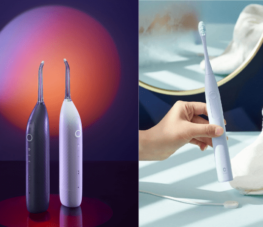 Oclean F1 Sonic Electric Toothbrush & Oclean W1 Portable Dental Water Flosser
