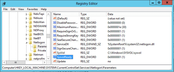 regedit The Specified Domain either does not Exist or Could not be Contacted