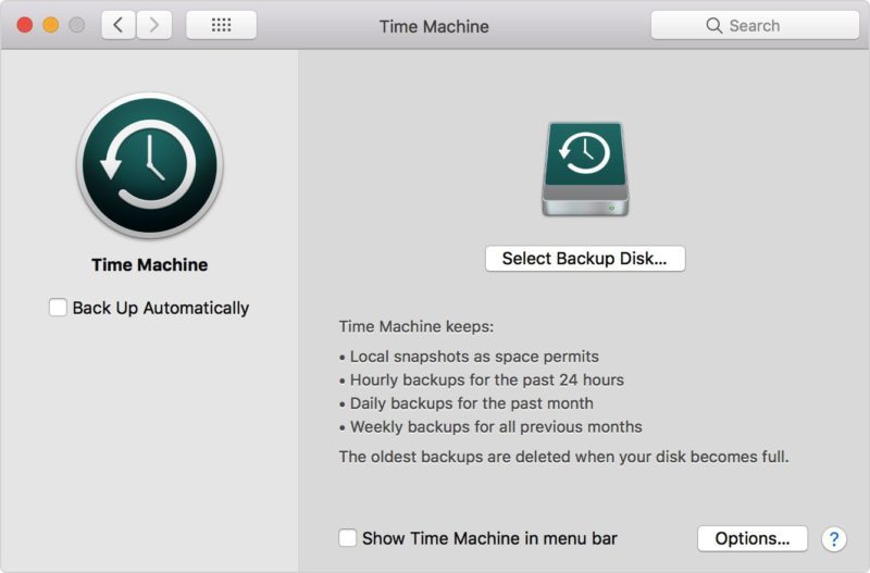 Do Frequent Backups of your mac