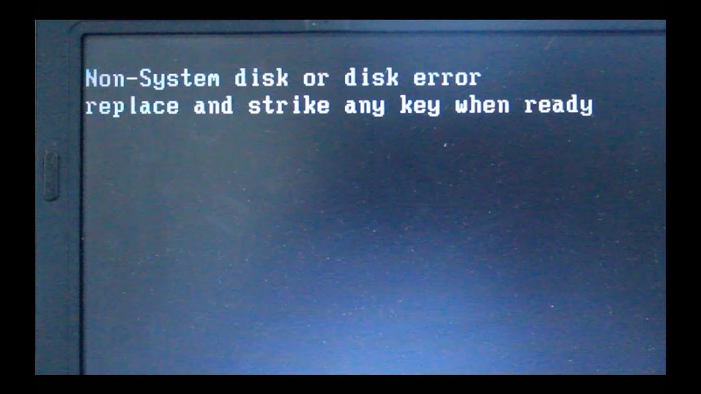 non system disk or disk error