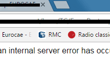 the page cannot be displayed because an internal server error has occurred