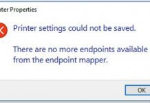 There Are No More Endpoints Available from The Endpoint Mapper