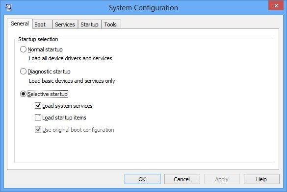 system configuration The Specified Service Does Not Exist as an Installed Service