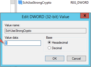 SchUseStrongCrypt An Existing Connection was Forcibly Closed by the Remote Host