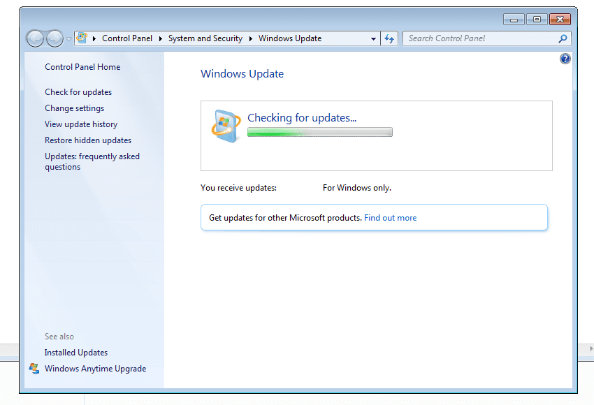 updates windows The System Cannot Find The Path Specified